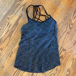 Grey lululemon tank top